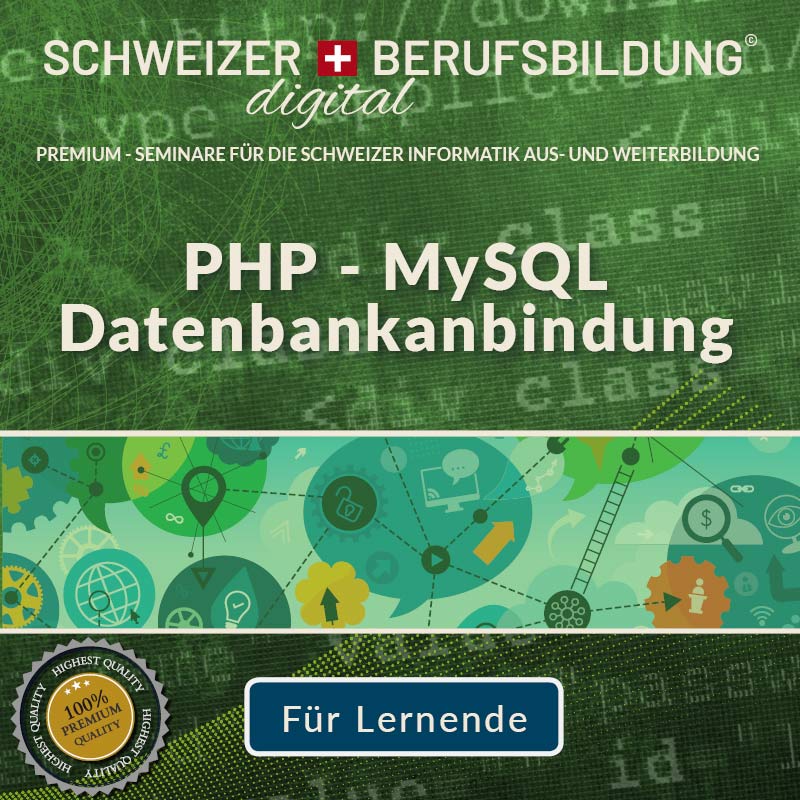 PHP - MySQL Datenbankanbindung für Lernende